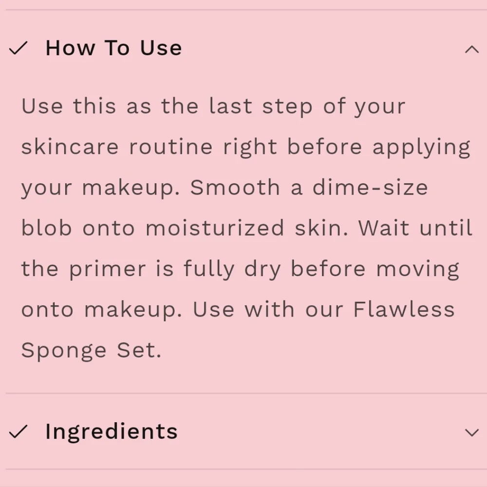 🆕 Pink Lipps Major Matte Face Primer